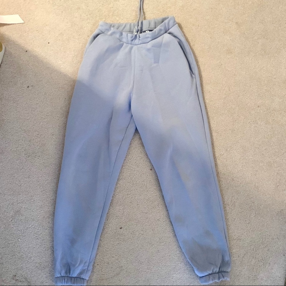 Oversized Pastel Periwinkle Sweatpants from ASOS - Picture 5 of 7